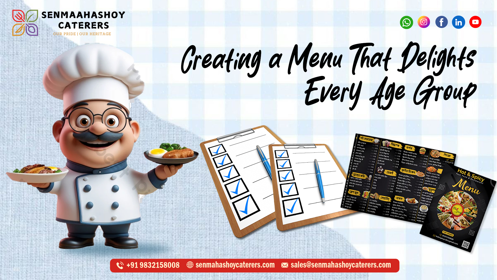 Menu Ideas for All Age Groups in Kolkata
